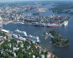 The Port is filled with three working harbours as South Harbour, Vuosaari Harbour and West Harbours.